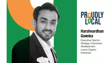 image of Harshvardhan Goenka of Laxmi Organic Industries for Michael Page India's Proudly Local initiative