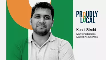 Michael Page India's Proudly local series, Kunal Sikchi, managing director of Matrix Fine Sciences, Matrix Life Science